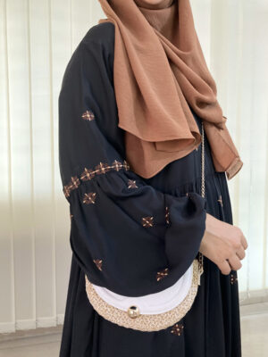 ZOYA GOWN ( COFFEE EMBROIDERY)