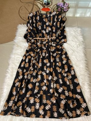 SAHARA TOP AND PALAZZO BLACK BEIGE