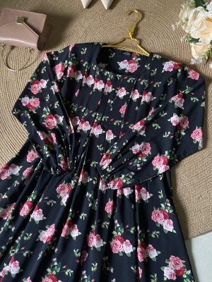 ZAKIA GOWN PINK FLOWRAL