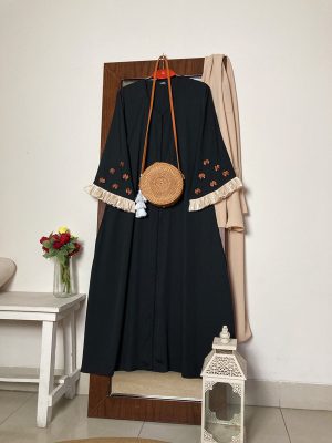 RUSHA ABAYA LITTLE BOW